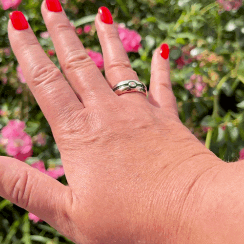 Pokeball Inspired Rings